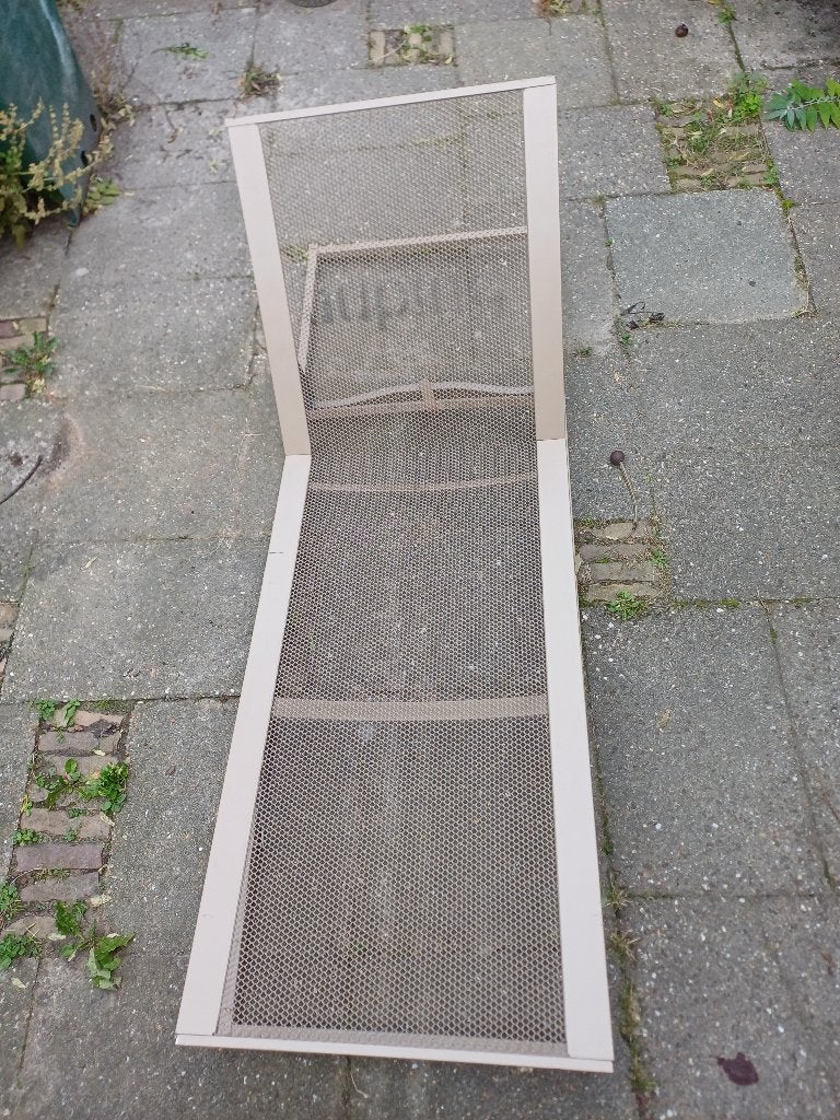 Verstelbare Auping 70x198cm, Ophalen, Gebruikt, Metaal, Eenpersoons