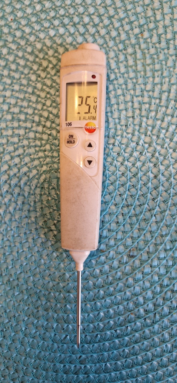Testo 106 Voedselthermometer met alarmfunctie, Gebruikt, Kunststof, Ophalen of Verzenden, Voedselthermometer