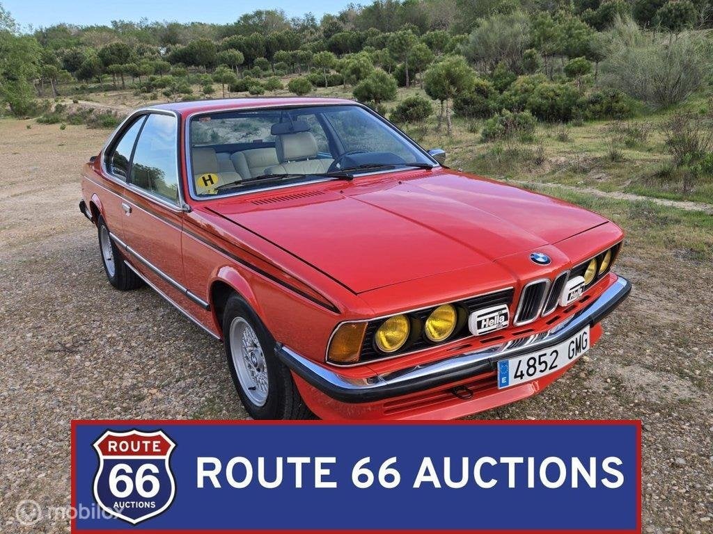 BMW 635 CSi | 1980 | Route 66 Auctions, Auto's, Overige carrosserieën, Zwart, Bedrijf, Handgeschakeld