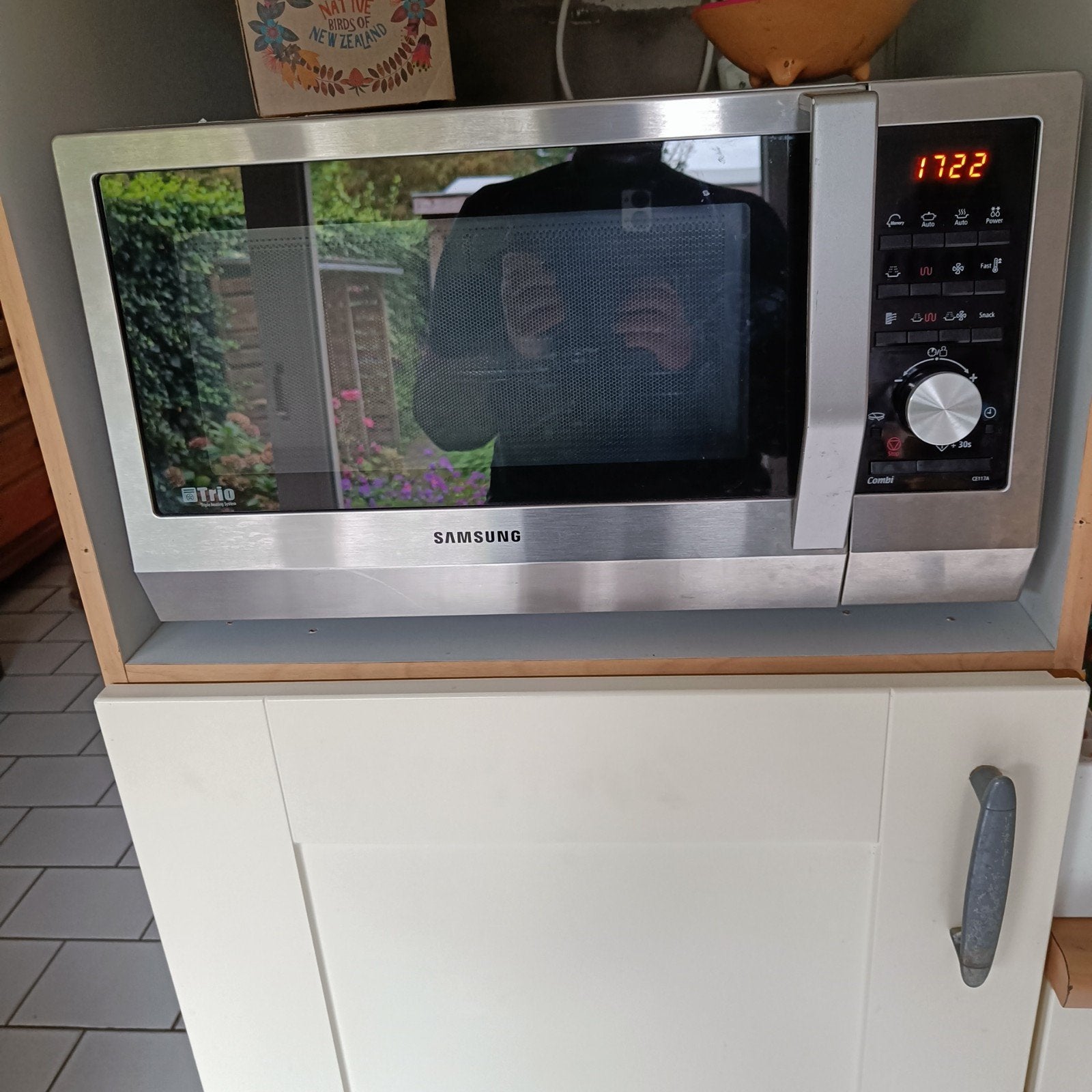 combi magnetron Samsung, Ophalen, Gebruikt, Vrijstaand, 45 tot 60 cm