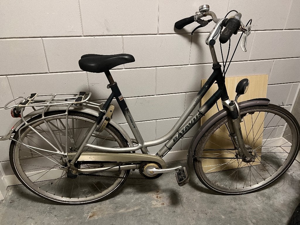 Te koop: 2 Batavus fietsen (dames- en herenfiets), Ophalen, Gebruikt, Velgrem, Versnellingen