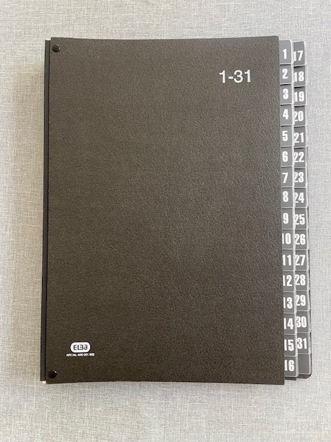 Elba Termijnmap voor A4 1-31, Diversen, Notitieboeken, Nieuw, A4, Ophalen of Verzenden