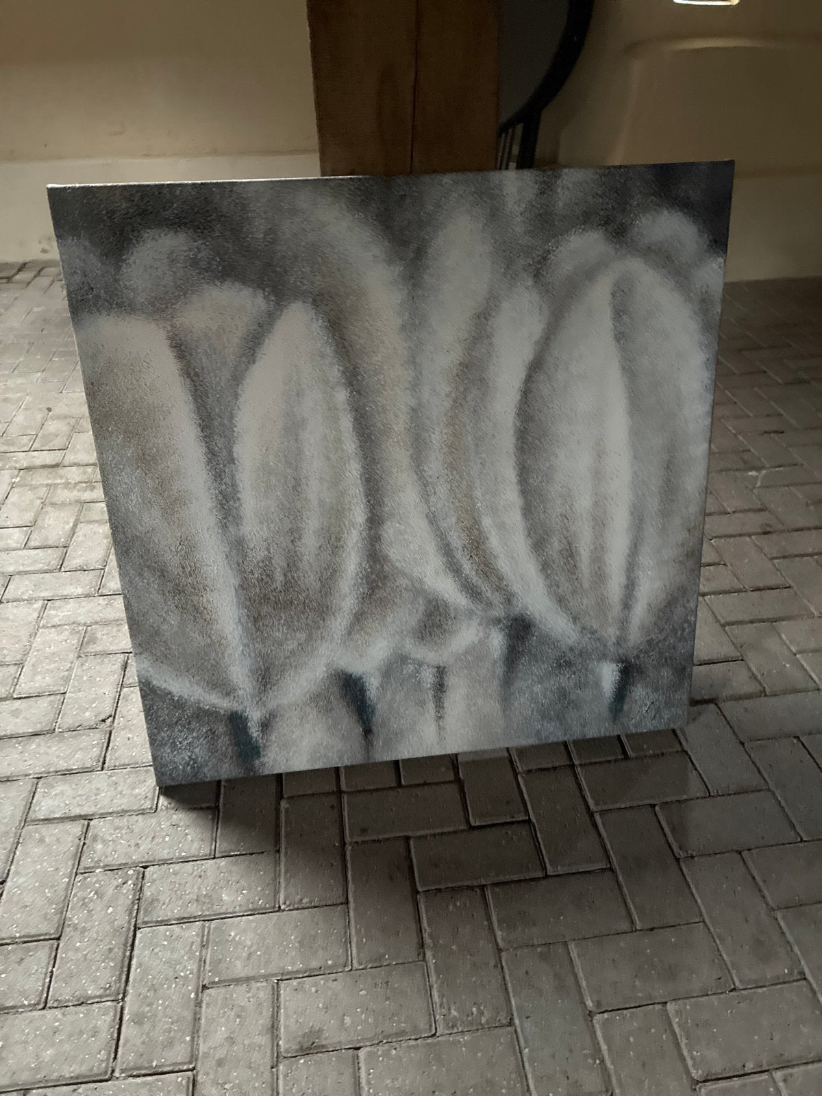 Modern Abstract Schilderij - 100x100 cm, Ophalen, Abstract, Acrylverf, Handgeschilderd