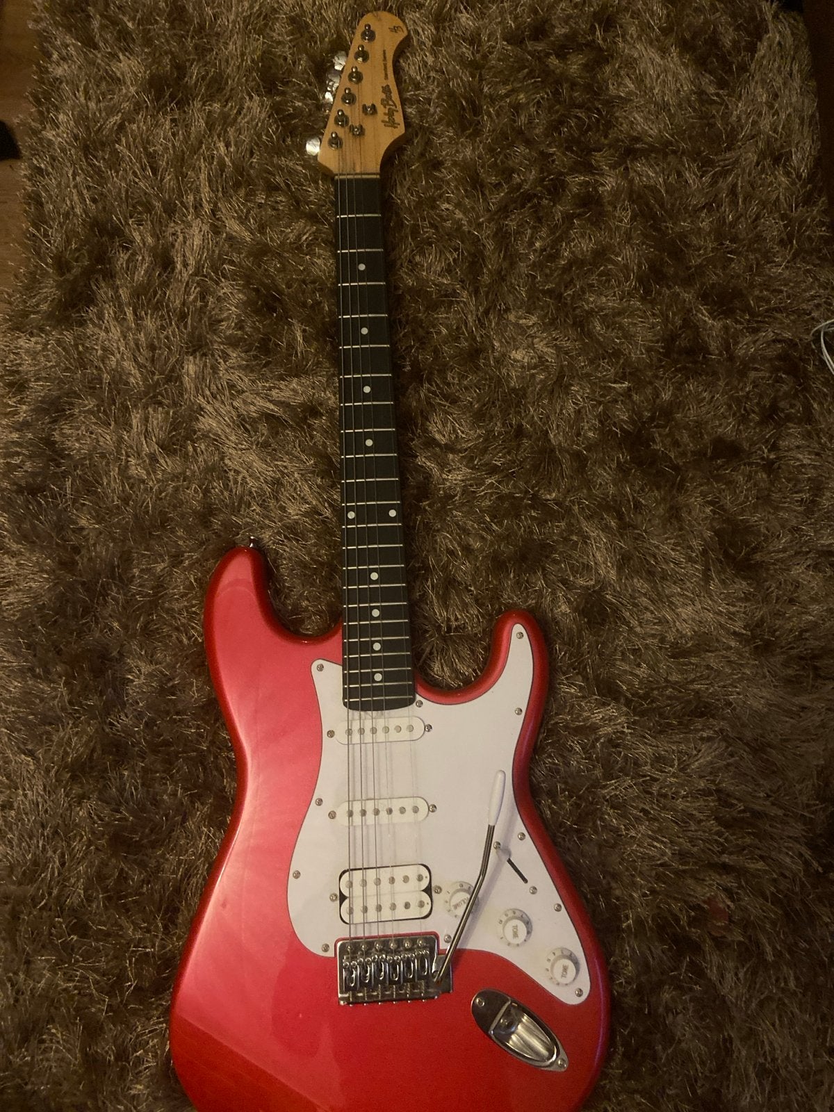Harley Benton Standard Series elektrische gitaar rood