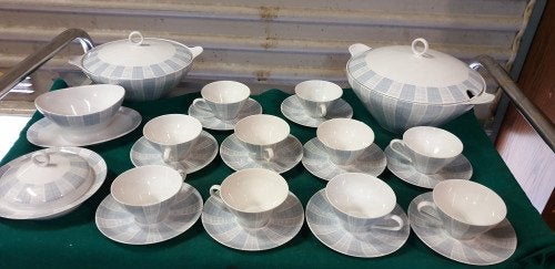 servies blauw / wit beureuther bavaria, Ophalen of Verzenden, 'T Olde Gre-j, Info@toldegrej.nl, Endepoelstraat 20f Didam