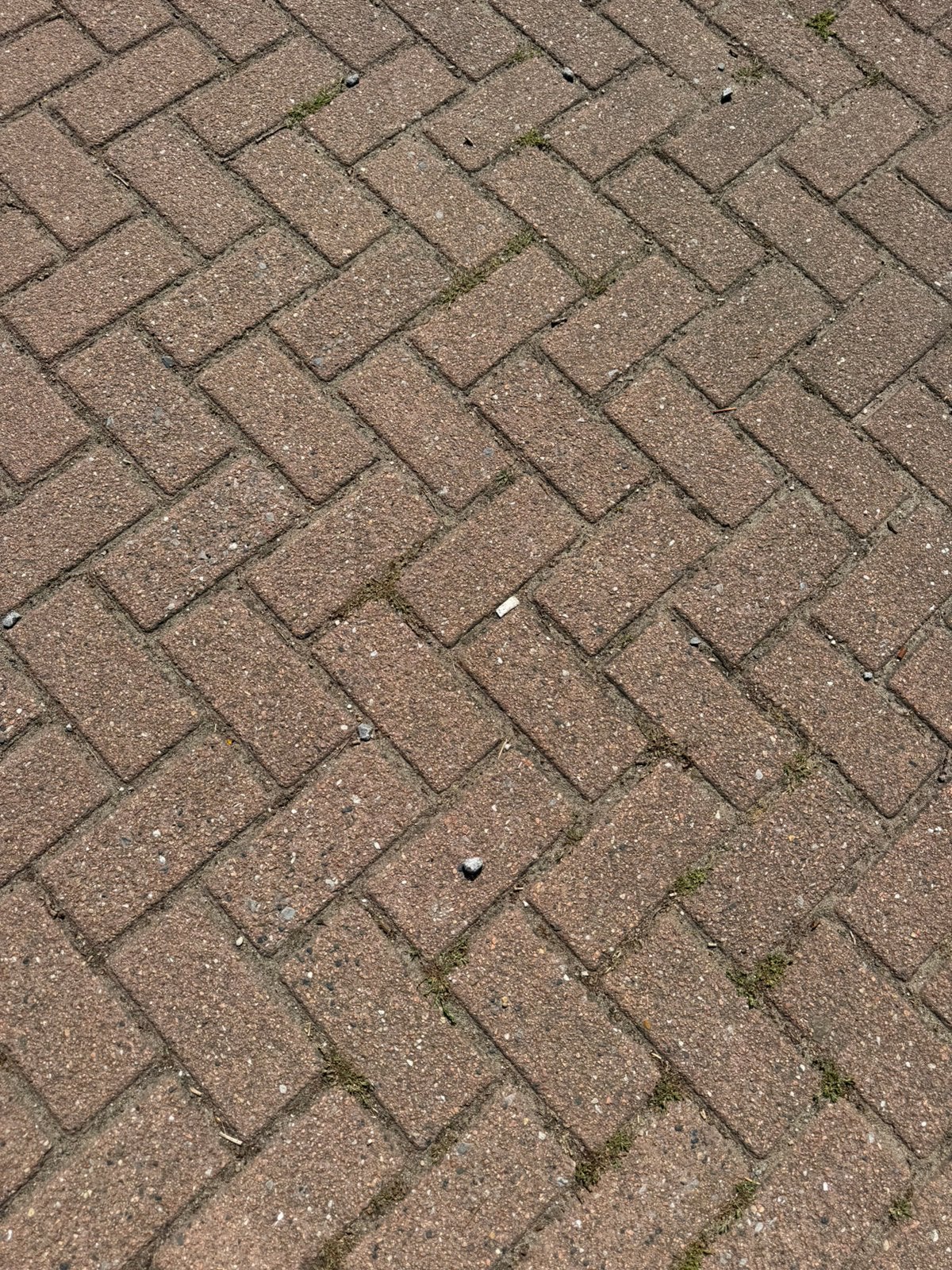 Betonklinker 20x10 x8 cm  met rood en antraciet, Tuin en Terras, Tegels en Klinkers, Ophalen, Zo goed als nieuw, Beton, Klinkers
