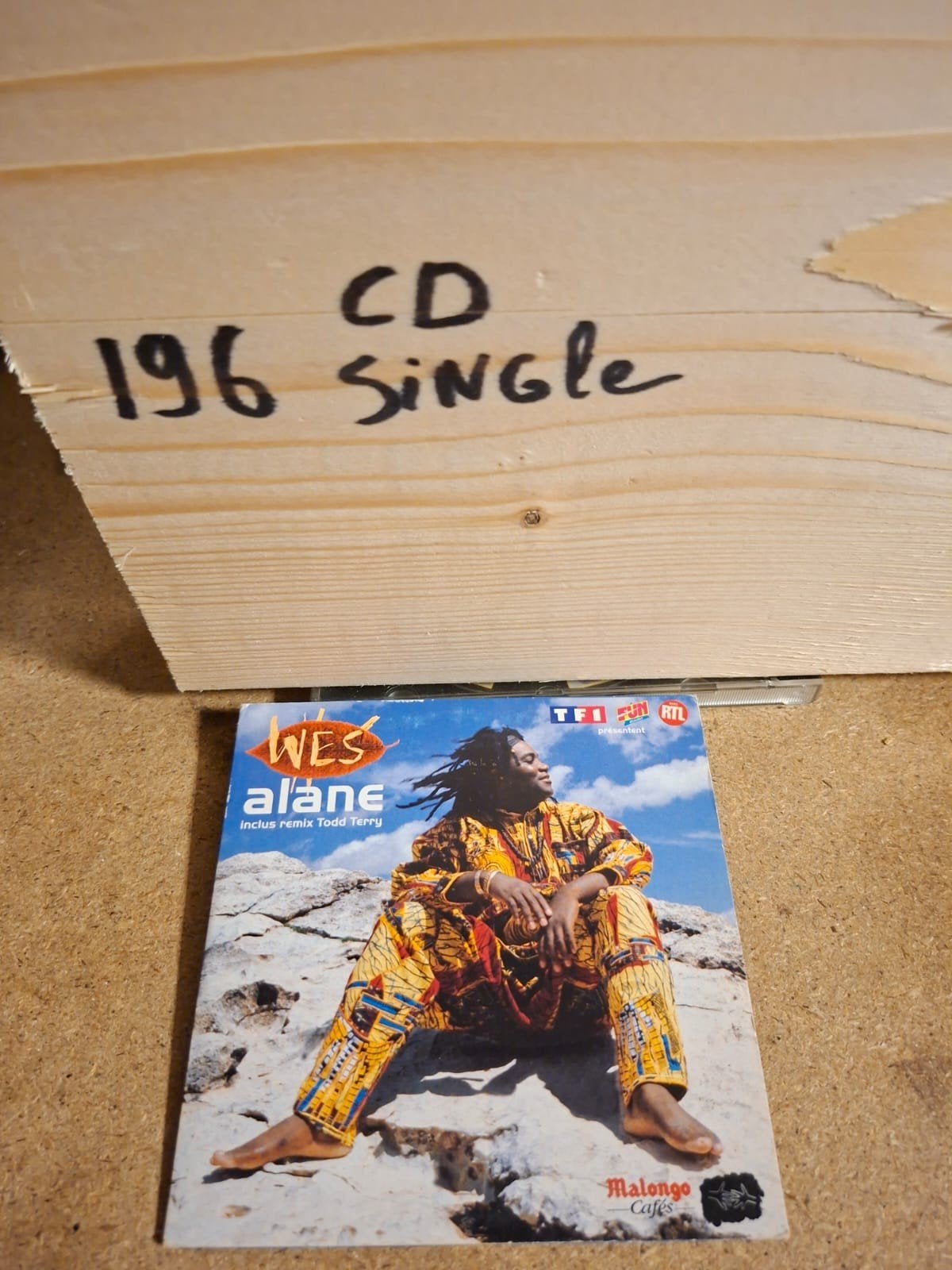 Wes - Alane CD Single (inclusief remix Todd Terry), Cd's en Dvd's, Ophalen of Verzenden, Gebruikt, Wereldmuziek