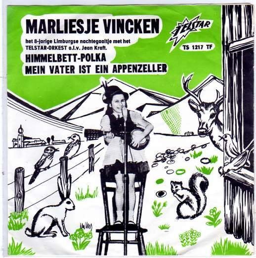 Marliesje Vincken- Himmelbett Polka   Telstar, Verzenden, 7 inch, Zo goed als nieuw, Levenslied of Smartlap