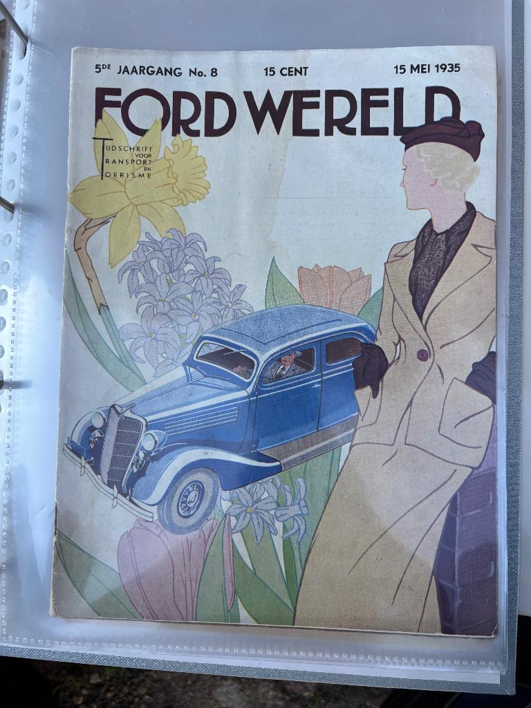Fordwereld  1935 nr 8, Ophalen of Verzenden, Gelezen, Ford