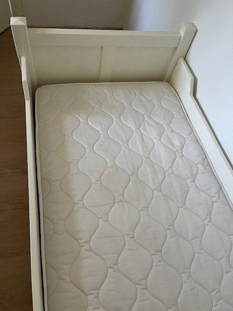 kinderbedje compleet, Gebruikt, 70 tot 85 cm, 140 tot 160 cm, Ophalen