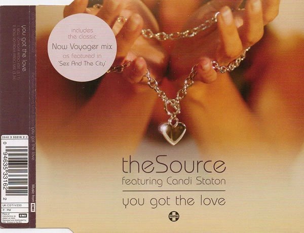THE SOURCE + CANDI STATON CD SINGLE YOU GOT THE LOVE 2006, Ophalen of Verzenden, Zo goed als nieuw, Pop