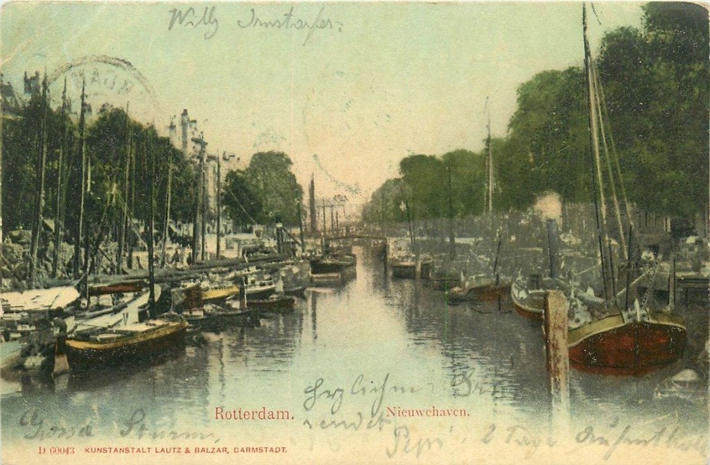 701-430-051 Rotterdam Nieuwehaven, Verzamelen, Ophalen of Verzenden, Voor 1920, Zuid-Holland