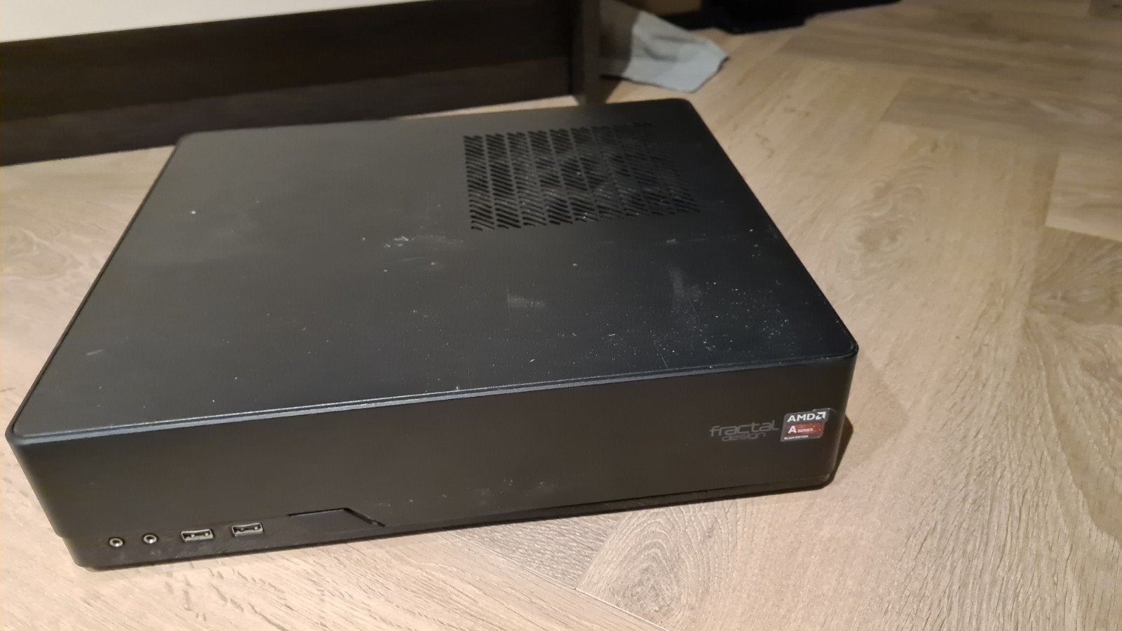 mini itx case+moederbord, voeding, Verzenden, Zo goed als nieuw