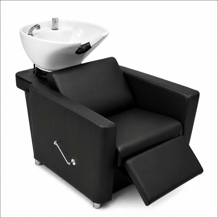Wasunit Lumora White Basin Professionele met Zwarte Wasbak, Nieuw, Ophalen of Verzenden, Modern, Vijf, Zes of meer stoelen
