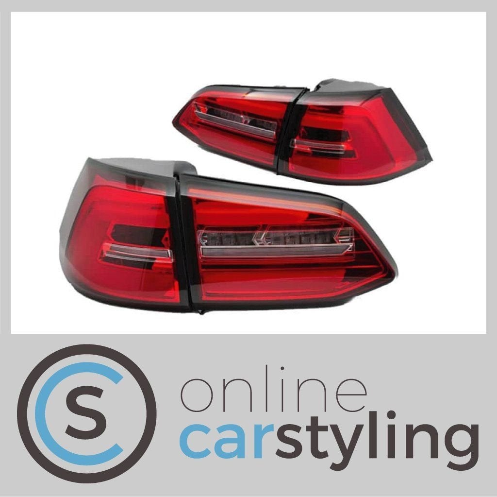 LED Achterlichten VW Golf VII Variant Rood Wit Lightbar Desi, -, Volkswagen, -, Nieuw