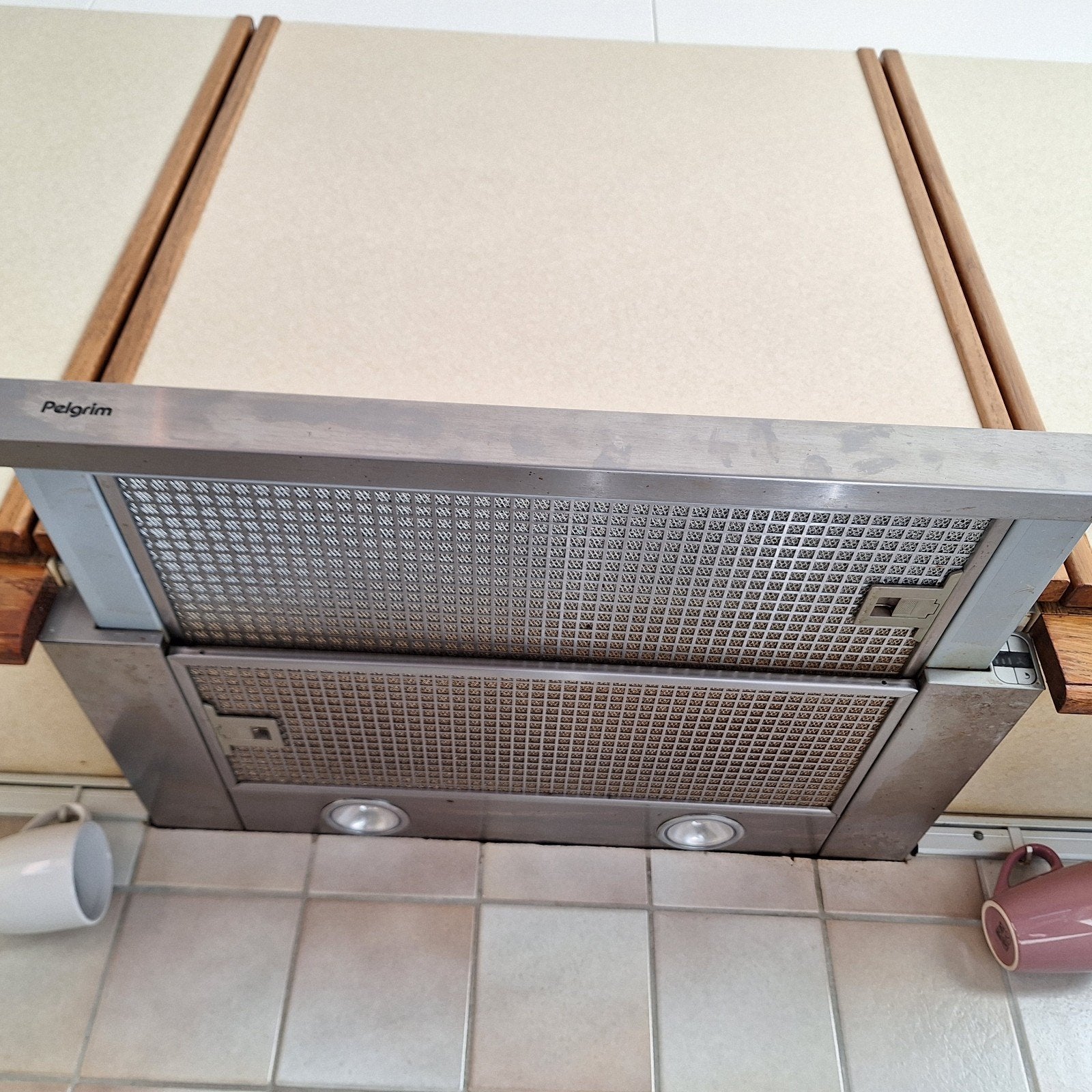 Pelgrim inbouw afzuigkap uittrekbaar, Ophalen, Gebruikt, Onderbouw afzuigkap, Inbouw