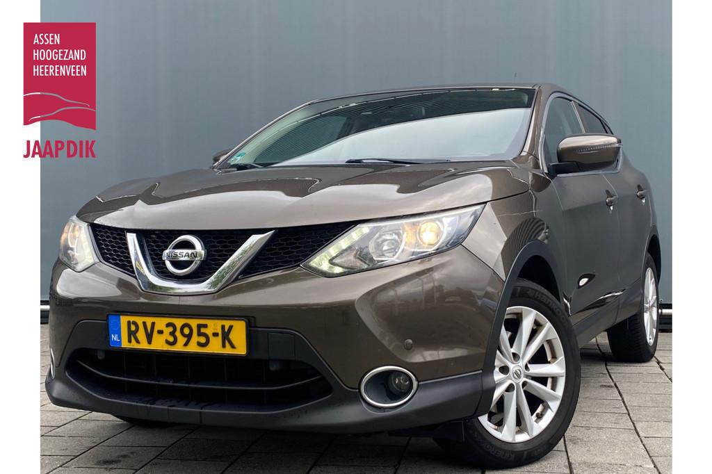 Nissan QASHQAI BWJ 2015 | 1.6 dCi 131PK Acenta | TREKHAAK |, Auto's, Nissan, Voorwielaandrijving, 4 cilinders, Bruin, Alcantara