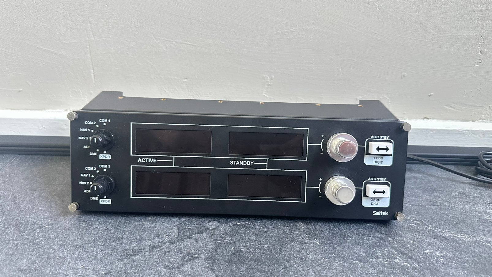 Saitek Pro Flight Radio Panel, Ophalen of Verzenden, Gebruikt, Logitech G Saitek