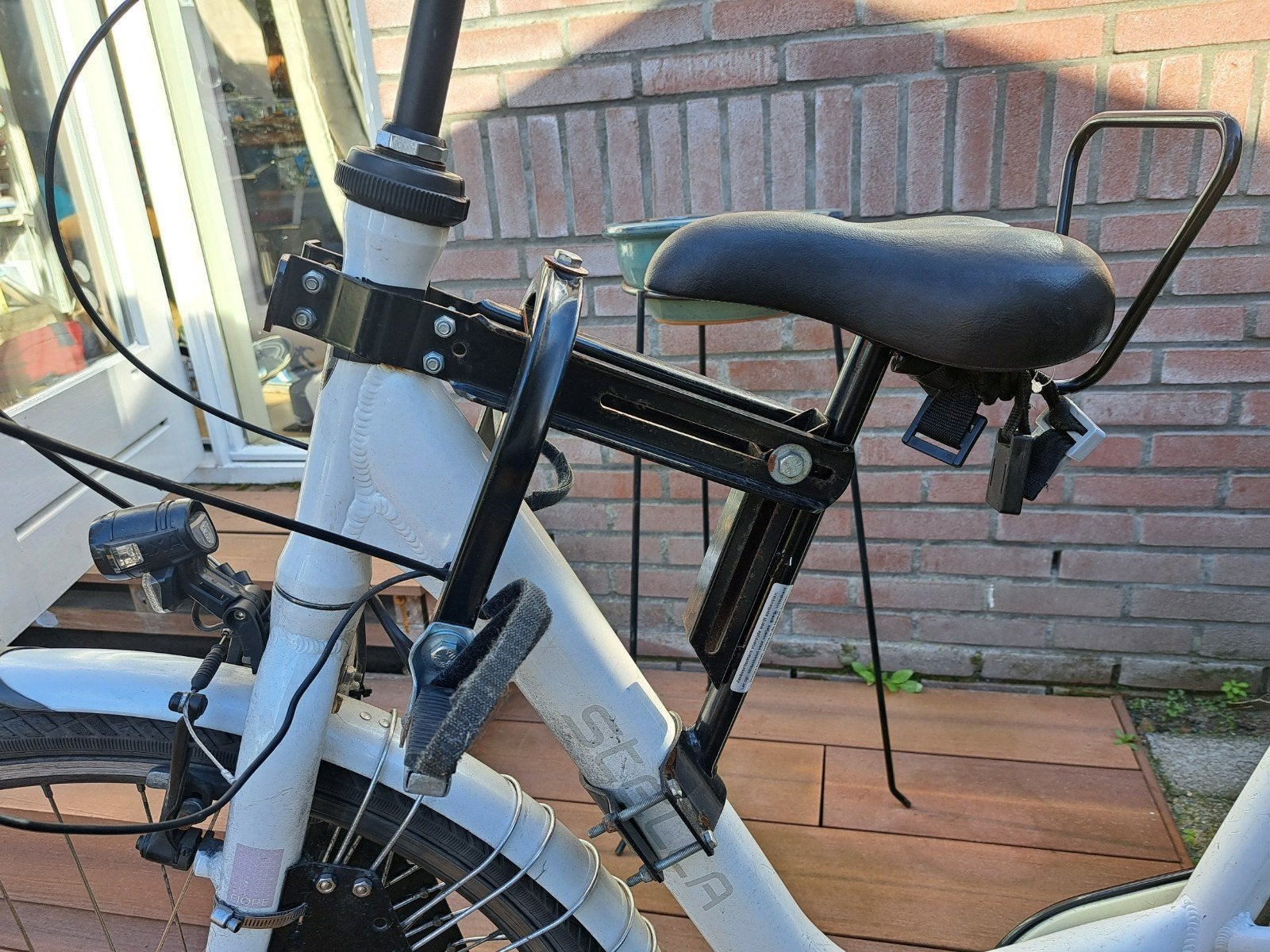 zadel op stang, Fietsen en Brommers, Ophalen, Gebruikt