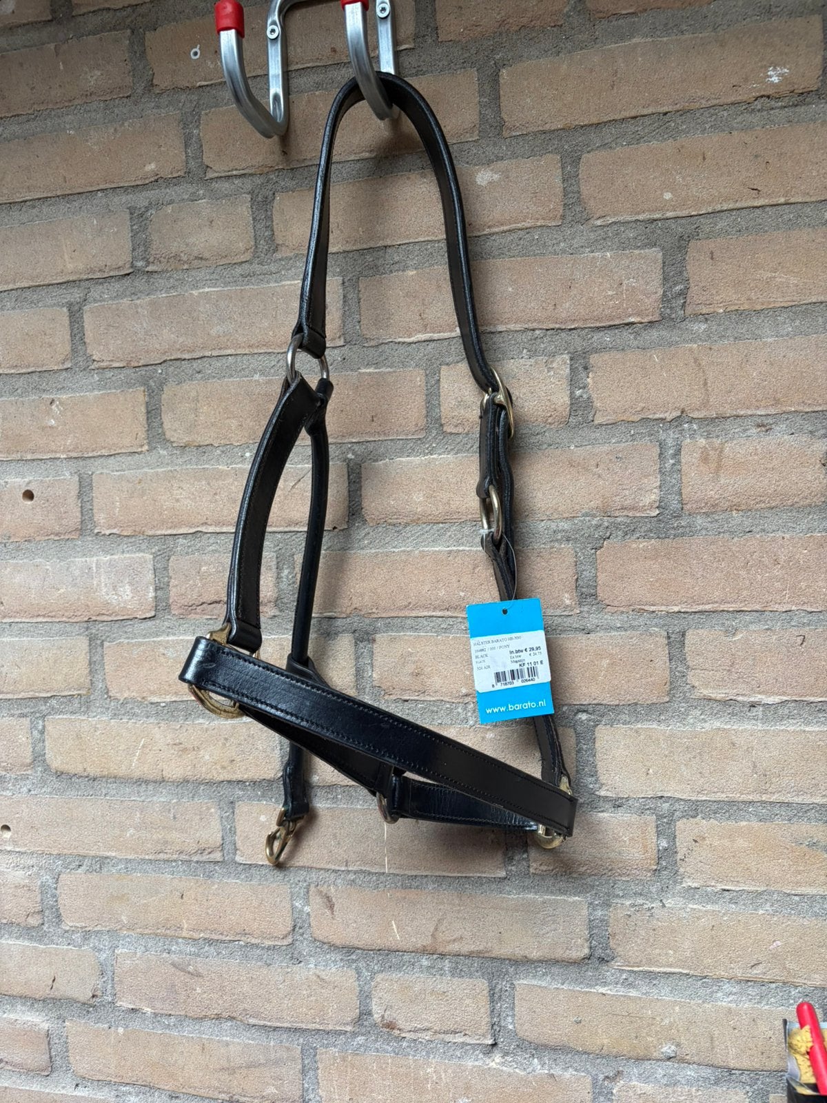 Leren halster, Overige disciplines, Ophalen of Verzenden, Pony, Zwart
