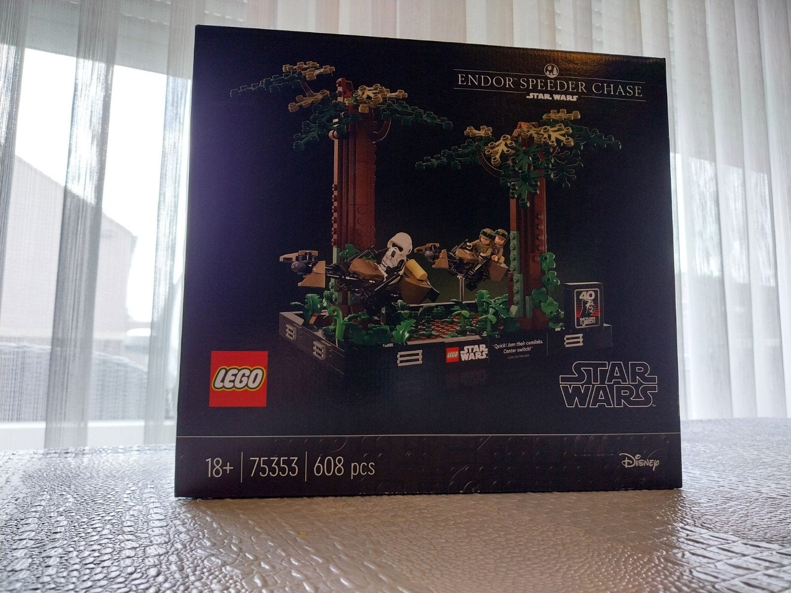 Lego star wars 75353 Endor Speeder chase Diorama (nieuw), Ophalen of Verzenden, Nieuw