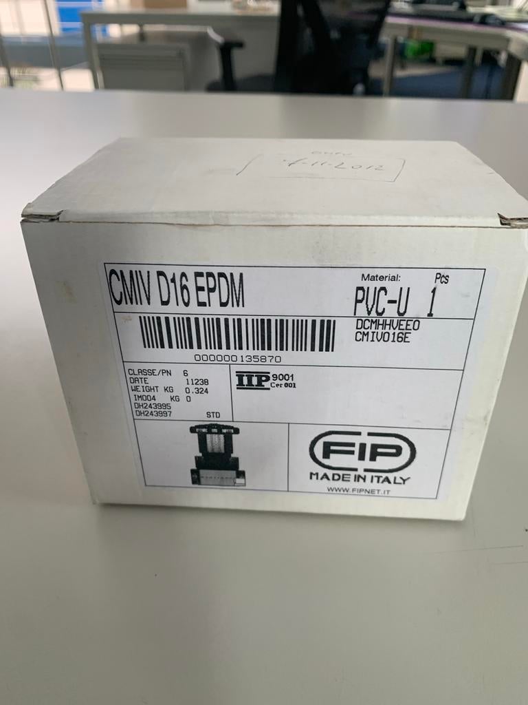 Membraanafsluiter PVC/EPDM, Pvc, Minder dan 20 mm, Overige typen, Nieuw