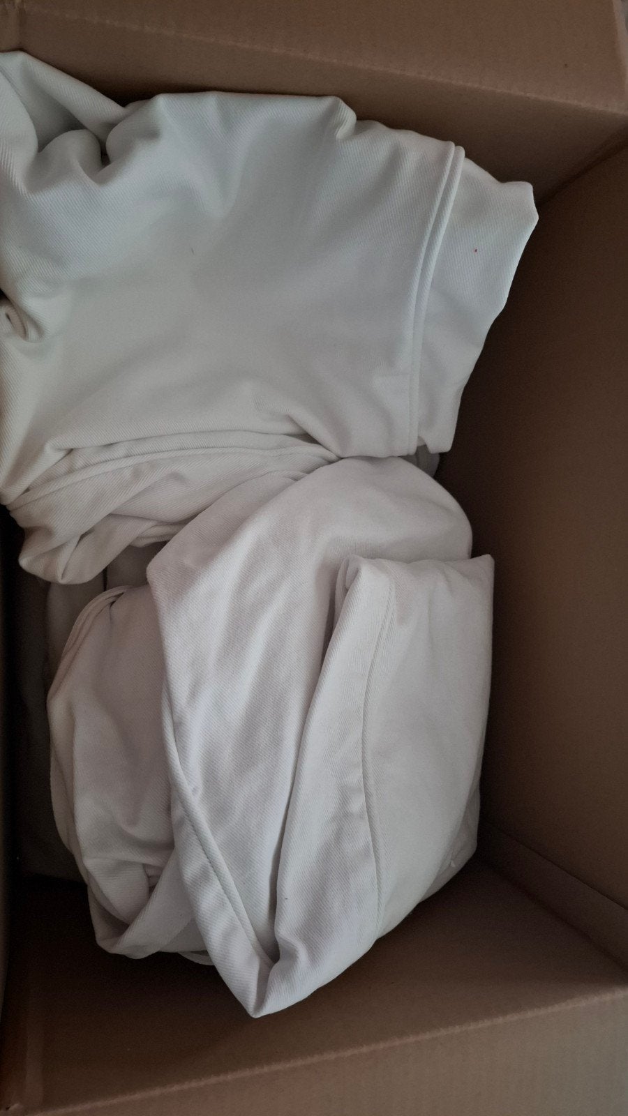 Witte bankhoes Ektorp chaise longue bank, Huis en Inrichting, Banken | Sofa's en Chaises Longues, Ophalen of Verzenden, Gebruikt