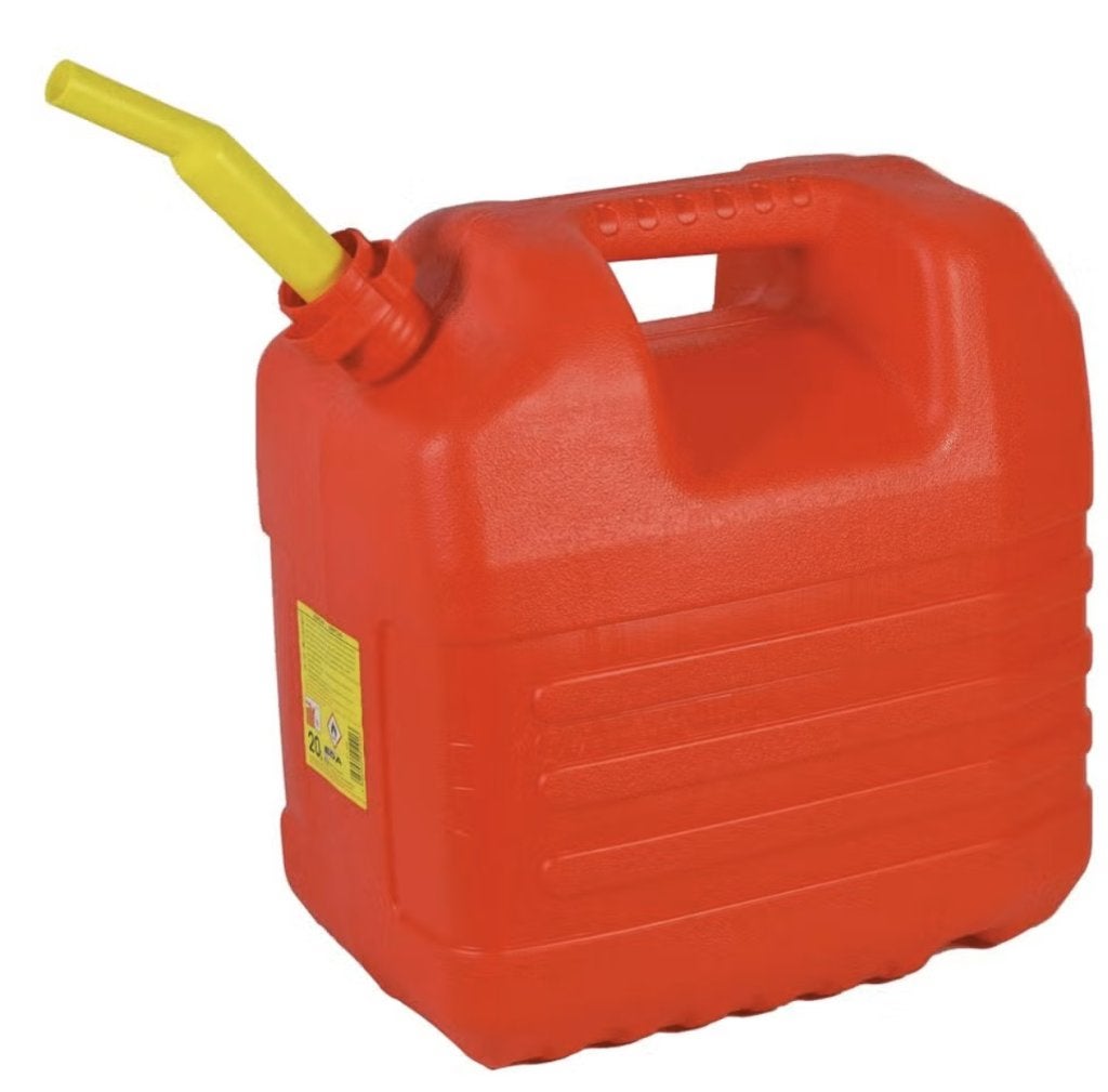 Jerrycan 20L kunststof met schenktuit, Ophalen, Gebruikt