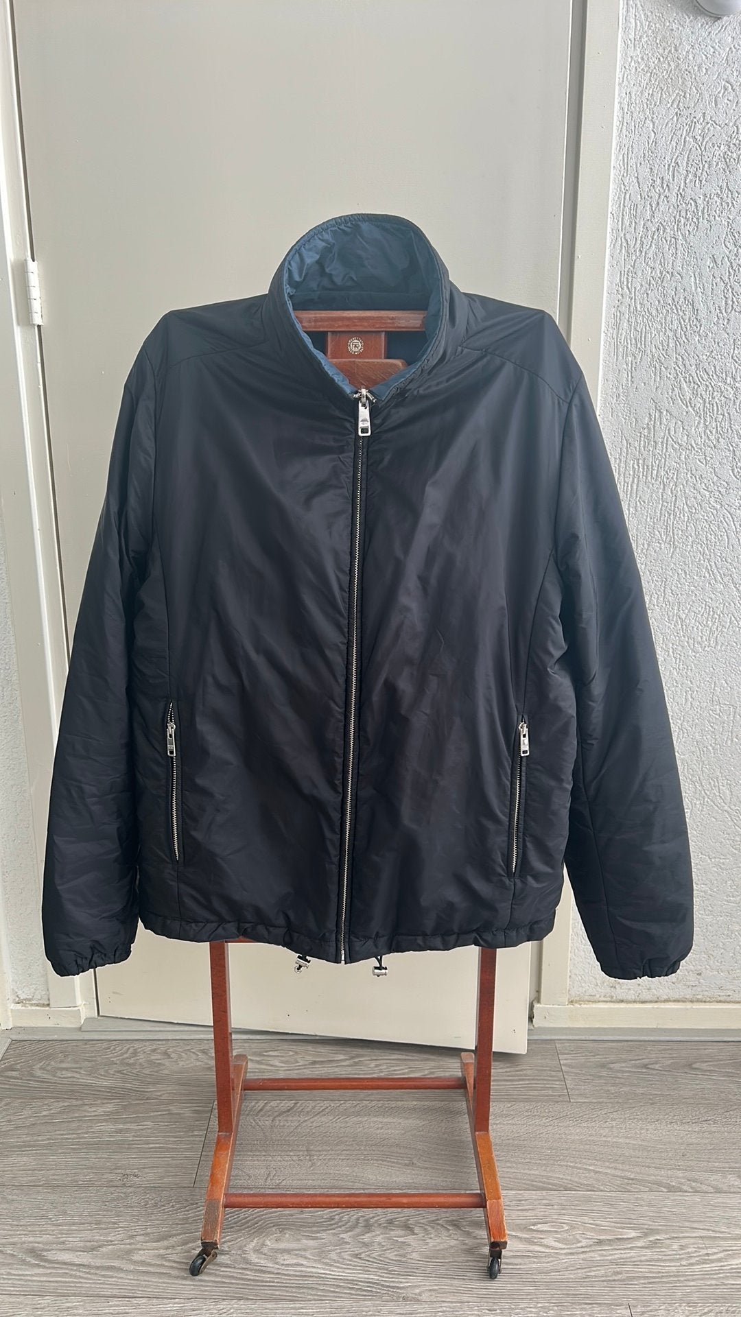 Prada Resersible Nylon Padded Jacket (SGB223 R192 Q04) Black, Ophalen, Zo goed als nieuw, Maat 52/54 (L), Meerkleurig