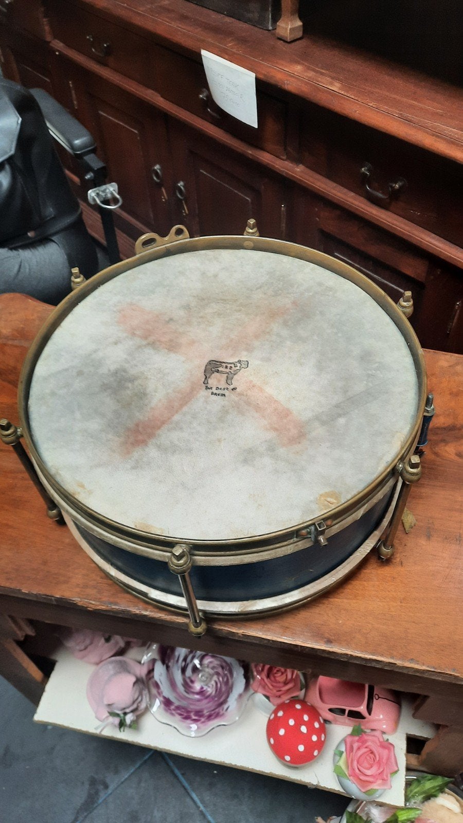 Vintage Snaredrum - Antieke Trommel, Muziek en Instrumenten, Drumstellen en Slagwerk, Ophalen of Verzenden, Gebruikt, Overige merken