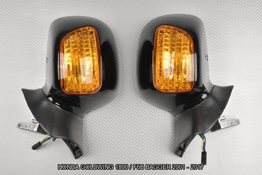 Set spiegels voor HONDA GOLDWING 1800 F6B BAGGER 2001 - 2017, Verzenden, Nieuw