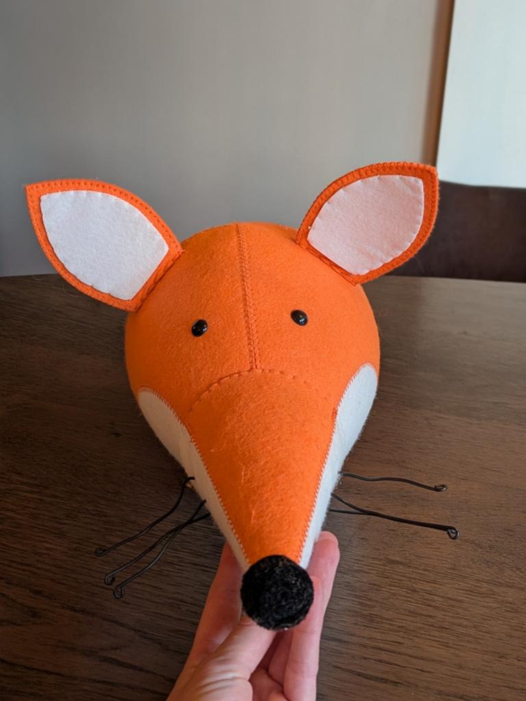 Dierenkop vossenkop wanddecoratie, Kinderen en Baby's, Kinderkamer | Inrichting en Decoratie, Ophalen, Zo goed als nieuw