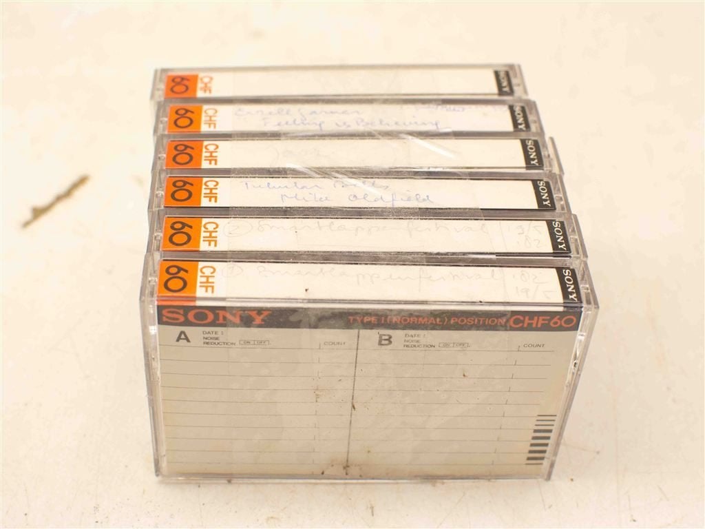 6 sony cassettebandjes 38478, Ophalen of Verzenden, Gebruikt, Overige genres, 1 bandje