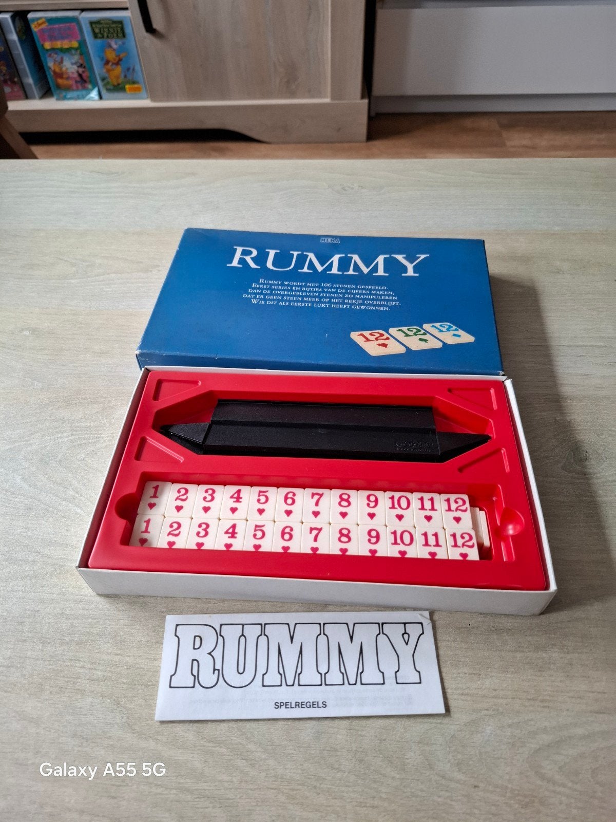 Rummy gezelschapsspel - Compleet en in goede staat, Ophalen of Verzenden, Hema, Nvt, Nvt