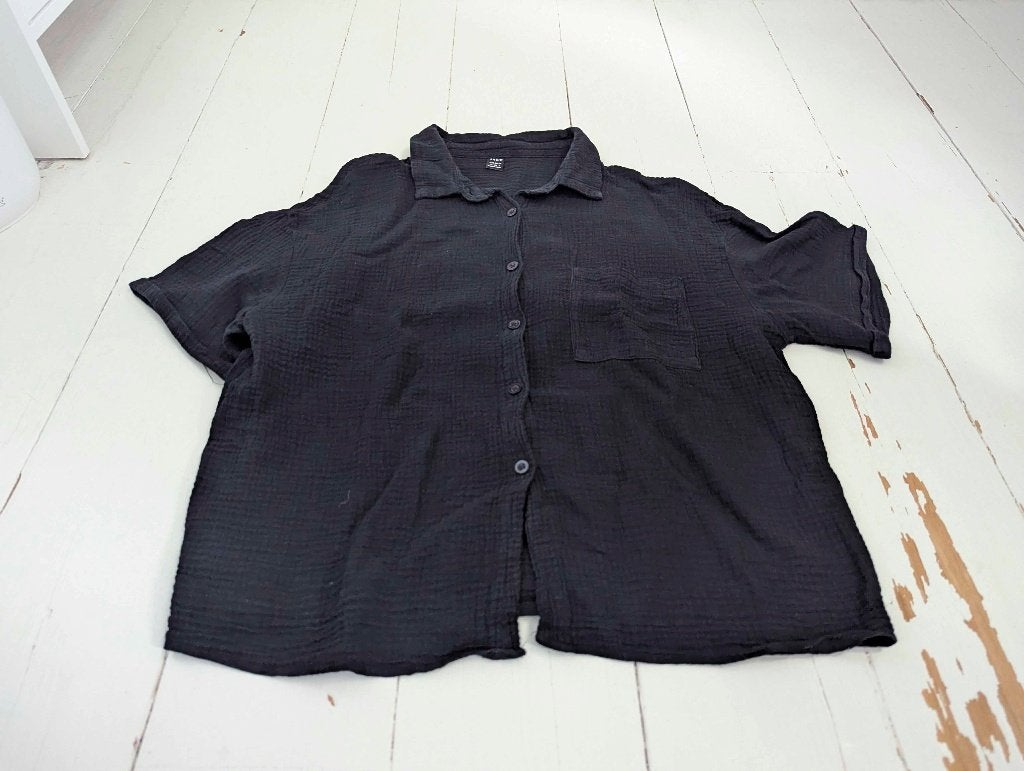 Zwarte blouse van Shein, Maat 38/40 (M), Zwart, Ophalen of Verzenden, Zo goed als nieuw