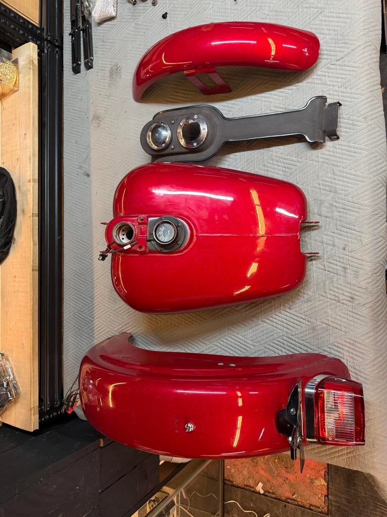 Harley Dyna fxd fxdx spuitset, Ophalen