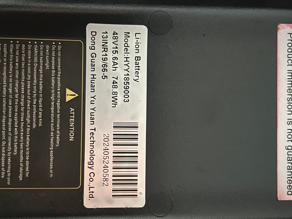 Battery 48v, Ophalen of Verzenden, Zo goed als nieuw, Overige merken
