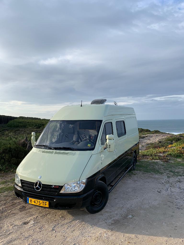 Off-grid camper Sprinter L2H2 | Nieuwe APK | Lithium, Auto's, Mercedes-Benz, Origineel Nederlands, Grijs, Particulier, Te koop