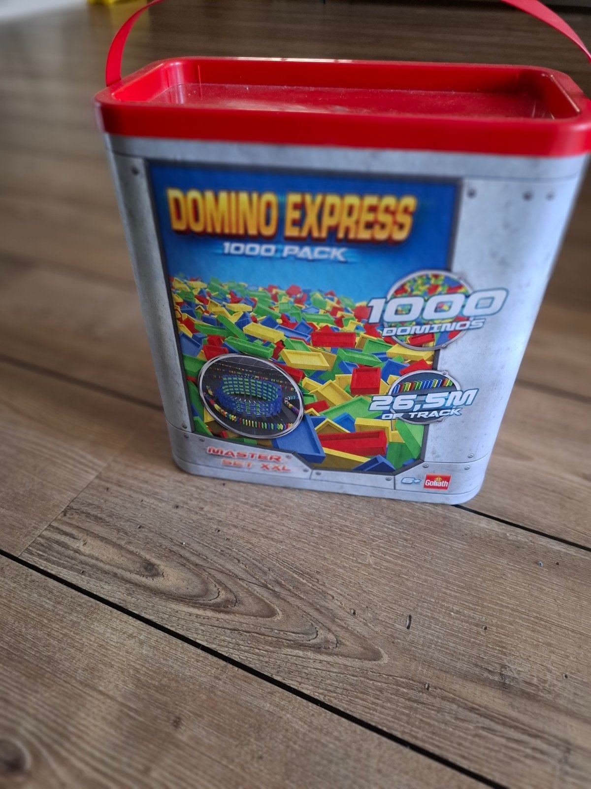 Domino Express 1000 stuks met bochten en brug, Kinderen en Baby's, Ophalen of Verzenden, Gebruikt