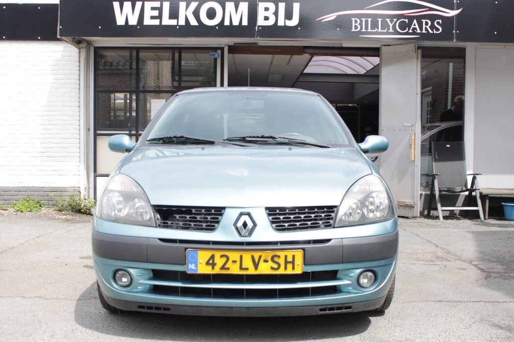 Renault Clio 1.6-16V Privilège / APK NIEUW / PaNo dak / Air, Voorwielaandrijving, 970 kg, 4 cilinders, Blauw
