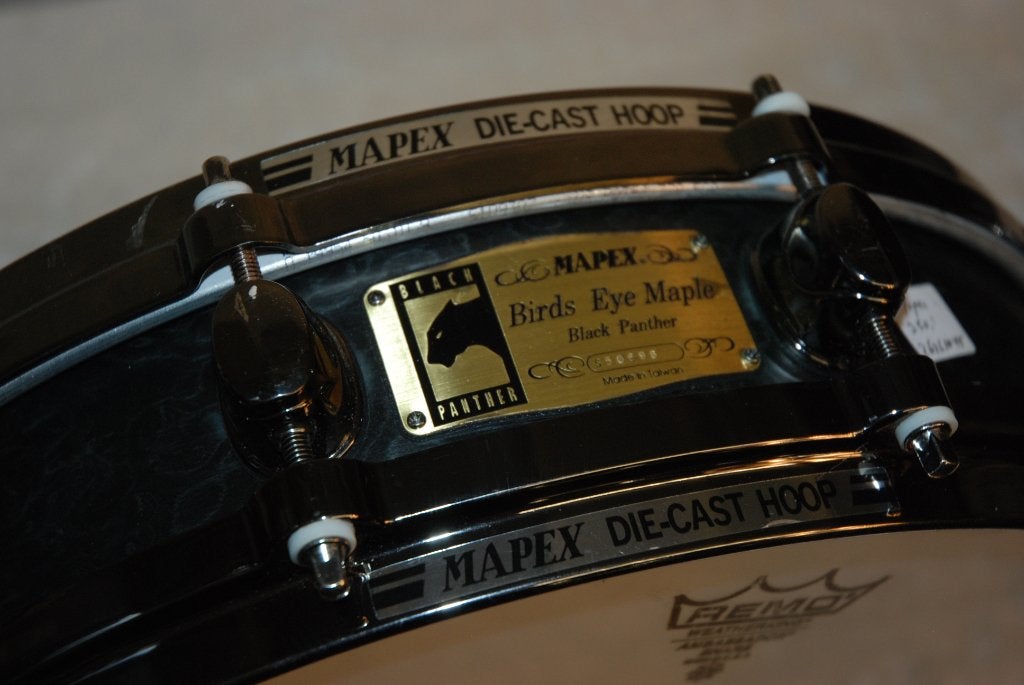 Mapex Black panther picollo snare Birds eye maple 14x3,5", Gebruikt, ., Drums of Percussie, Ophalen of Verzenden