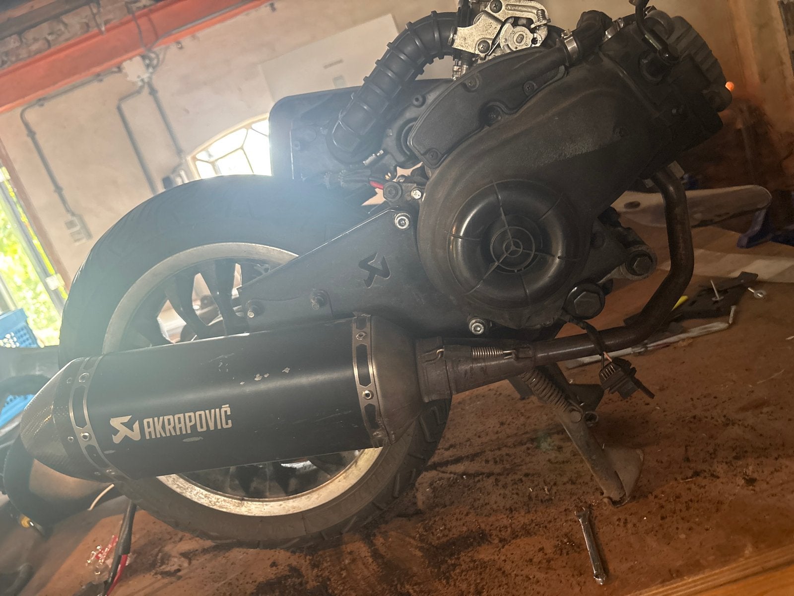 Vespa sprint moterblok 2017 2v  akrapovic, Ophalen of Verzenden, Gebruikt, Blok, Piaggio