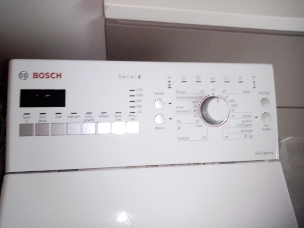 Bosch Serie 4 bovenlader., Witgoed en Apparatuur, Wasdrogers, Ophalen, 4 tot 6 kg, Bovenlader, Zo goed als nieuw