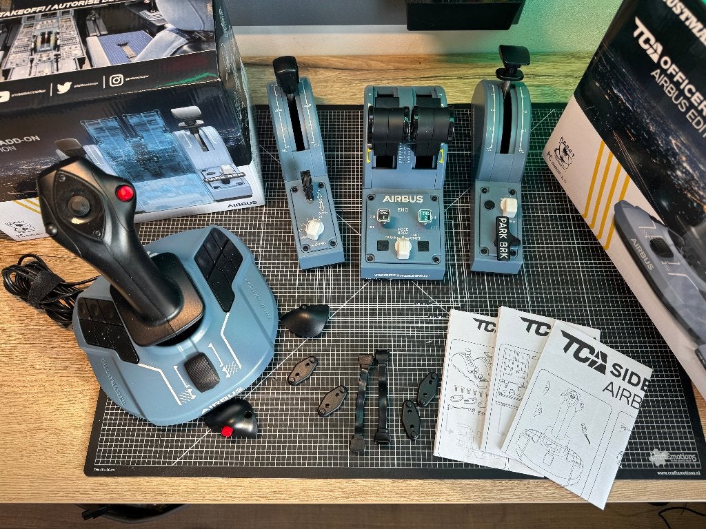 Thrustmaster TCA Airbus Captain's pack, Ophalen of Verzenden, Zo goed als nieuw, Thrustmaster TCA