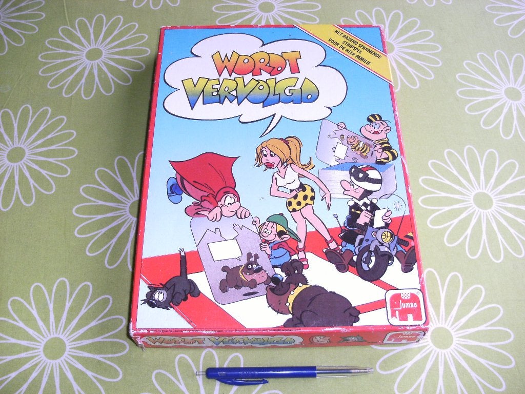 Wordt Vervolgd bordspel uit 1984, Hobby en Vrije tijd, Gezelschapsspellen | Bordspellen, Vijf spelers of meer, Ophalen of Verzenden