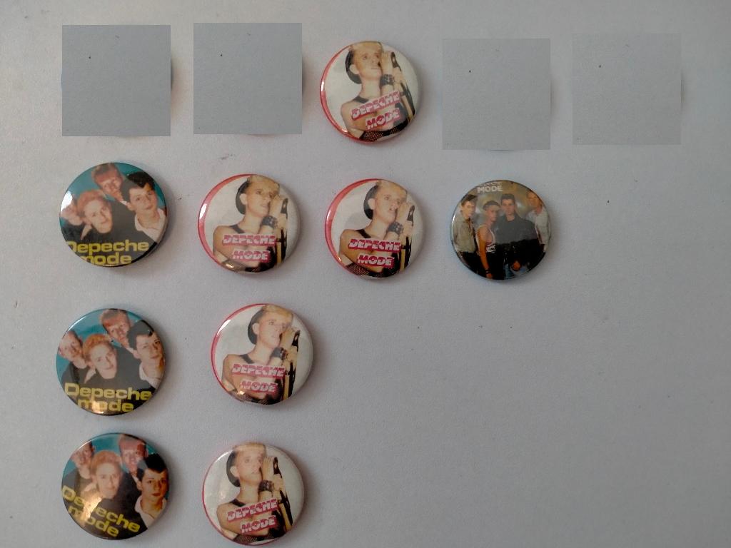 Depeche Mode enjoy the Silence vintage band buttons muziek, Ophalen of Verzenden, Gebruikt, Overige typen