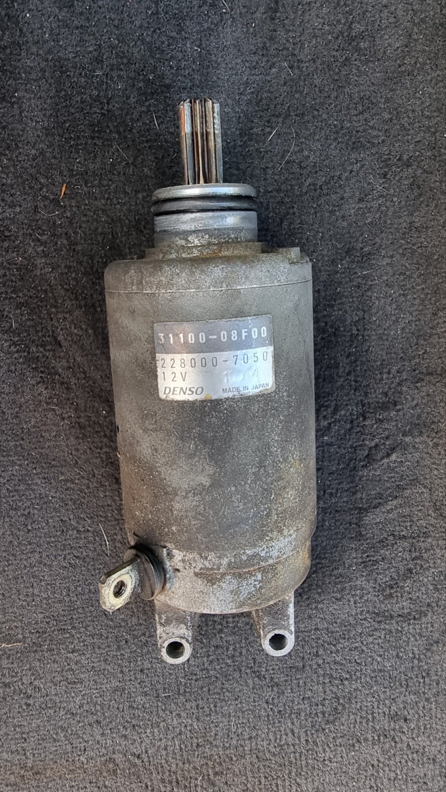 GSX 600 F 750F Starter motor, Ophalen