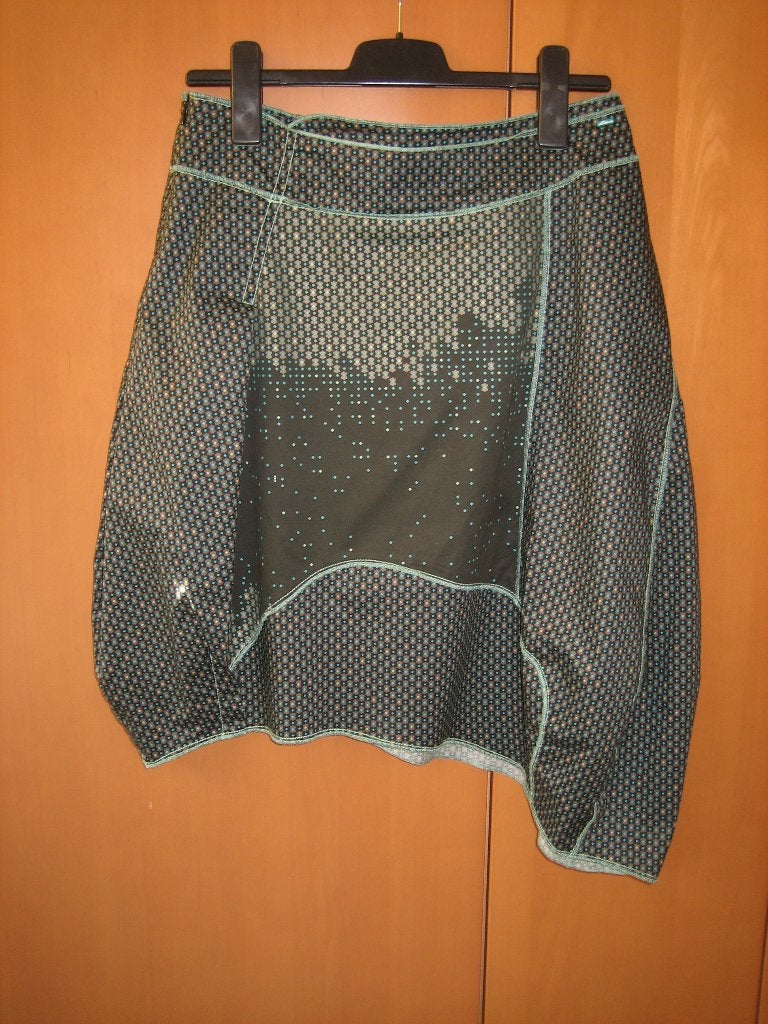 Speelse a-symmetrische rok SKUNKFUNK HANI 40-42 snazzeys, Maat 38/40 (M), Skunkfunk, Verzenden, Nieuw