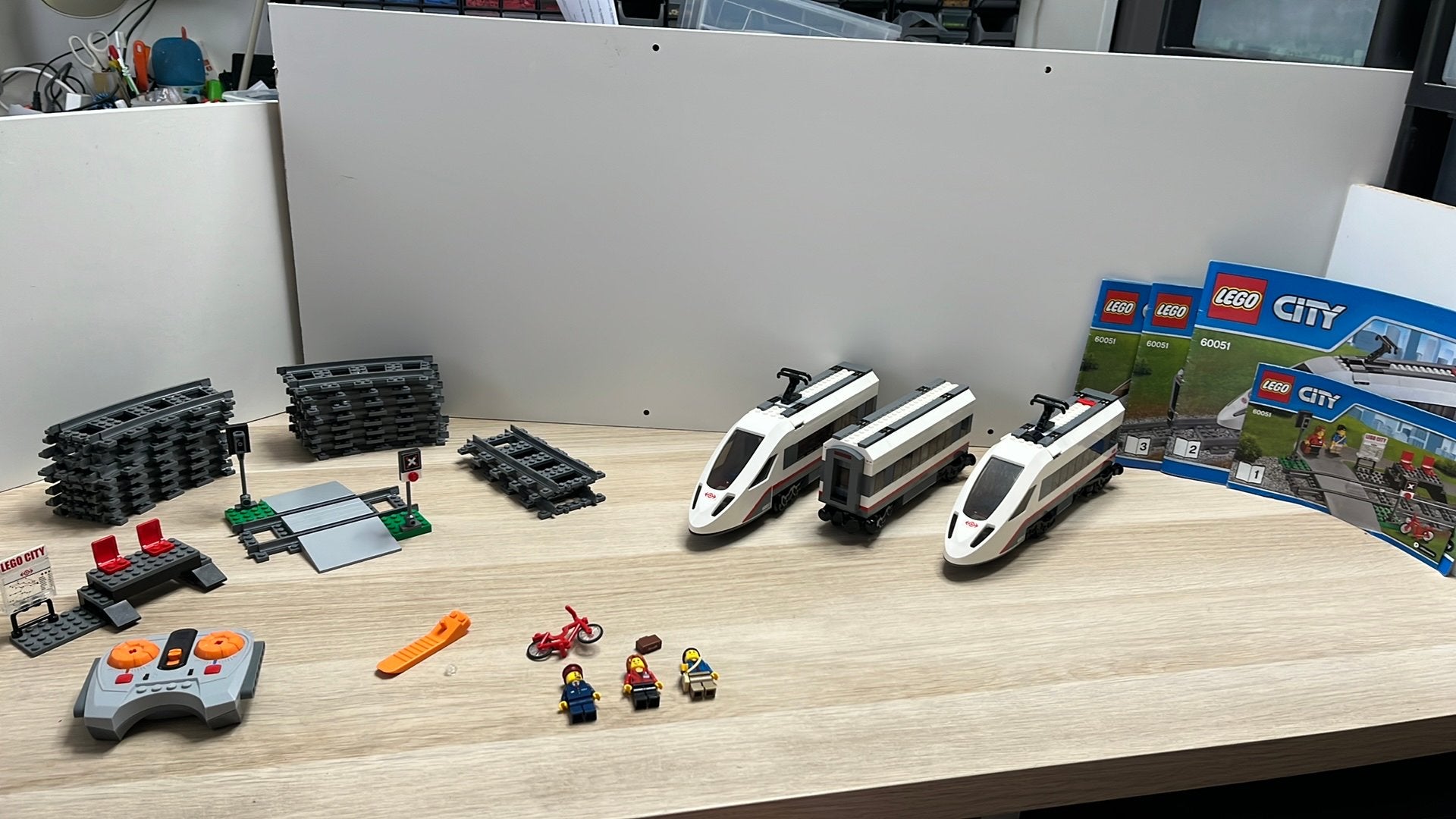 Lego city trein 60051  High-speed passenger Train, Lego, Ophalen of Verzenden, City, Gebruikt