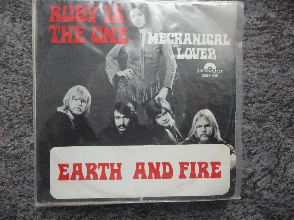 Earth & Fire - Ruby is the one NL 1970 FH, Gebruikt, Fotohoes, 7 inch, Ophalen of Verzenden